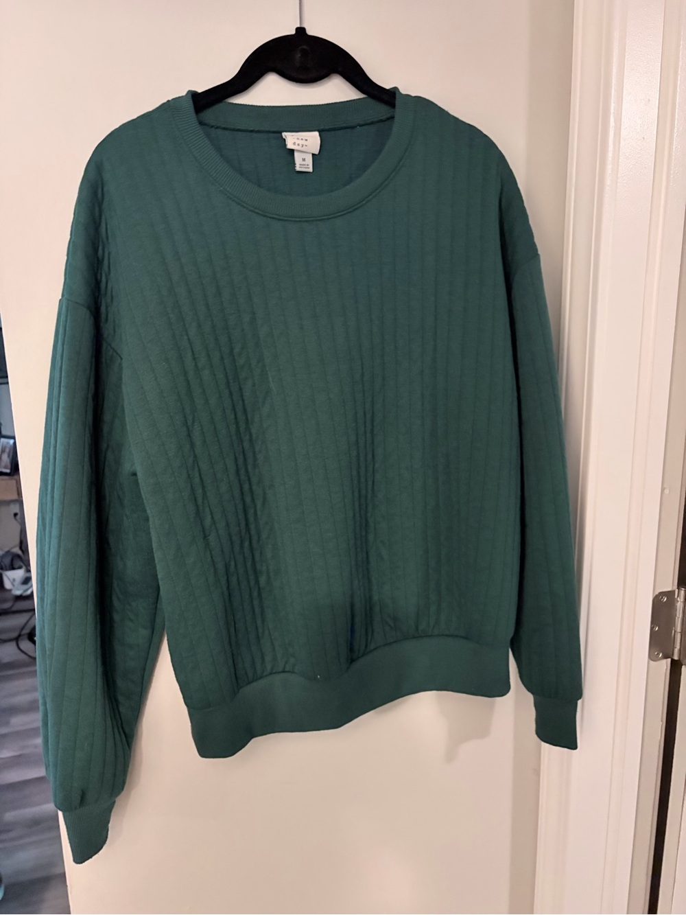 A New Day Women's Crewneck Sweater in forest Green